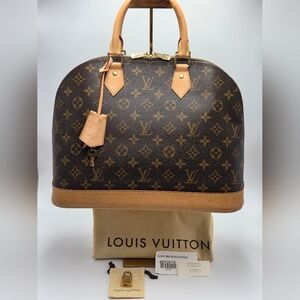 LOUIS VUITTON ALMA MM MONOGRAM M40878 FREE POSHMARK AUTHENTICATION!